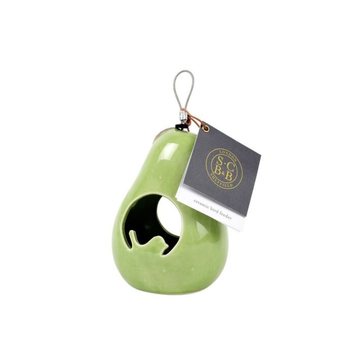 Burgon & Ball Sophie Conran Collection - Ceramic Bird Feeder - Pear
